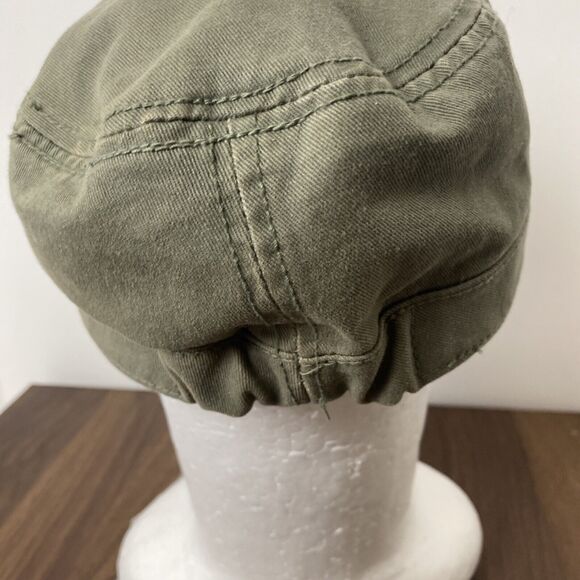 Forever 21 Green Military Army Painters Hat Cap Southwest Embroidered OSFM - Picture 5 of 7